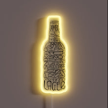 Load image into Gallery viewer, Eye-catching RGB Neon Sign for Beer Enthusiasts and Party Decorations