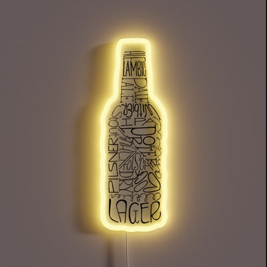 Eye-catching RGB Neon Sign for Beer Enthusiasts and Party Decorations