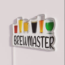 Load image into Gallery viewer, Neon Craft Brewery Sign, Humorous Beer Gift for Brewmasters Everywhere