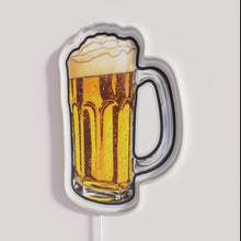 Load image into Gallery viewer, Eye-catching, multicolored Beer Cheers neon bar decor and pub sign.