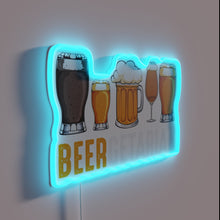 Load image into Gallery viewer, Neon sign for beer lovers and alcohol enthusiasts at home.