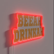 Load image into Gallery viewer, Fun and quirky beer-themed neon sign for any bar enthusiast.