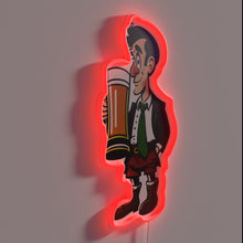 Load image into Gallery viewer, Vibrant neon beer lover decoration for home bars and pubs.