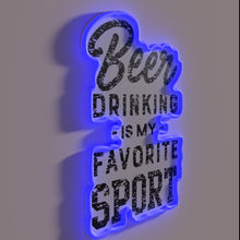 Load image into Gallery viewer, Beer drinking enthusiast proud to declare their favorite sport.