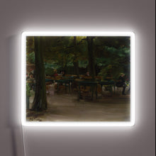 Load image into Gallery viewer, Vibrant Neon Sign Depicting Iconic Munich Beer Garden Scene