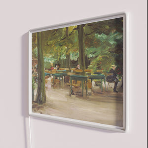 Oktoberfest-themed German Biergarten inspired neon art decor wall lighting display