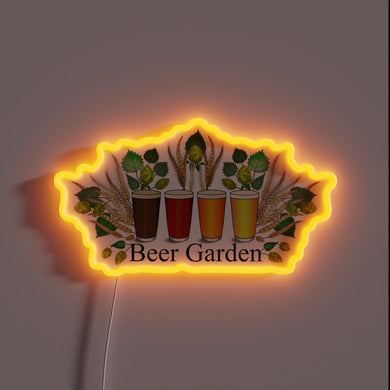 Add a pop of color with this vibrant beer sign.