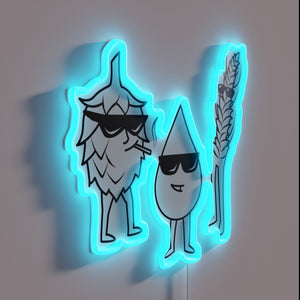 Customizable RGB Neon Sign for Home Bars and Breweries Decor