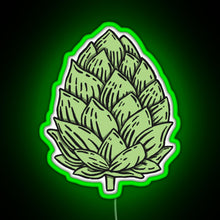 Load image into Gallery viewer, Beer Hops RGB neon sign green