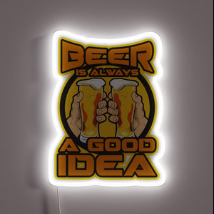 Neon Sign Reads 