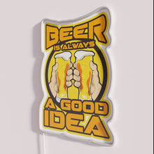 Load image into Gallery viewer, Eye-catching Neon Bar Sign with RGB LED Color Changing Effect