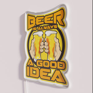 Eye-catching Neon Bar Sign with RGB LED Color Changing Effect