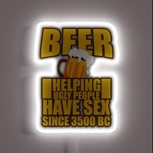 RGB Neon Sign: Beer Illuminates Your Passion with Vibrant Colors