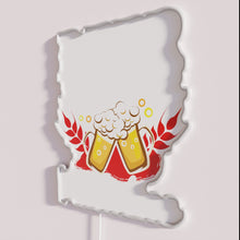 Load image into Gallery viewer, RGB Neon Beer Lover&#39;s Valentine&#39;s Day Home Bar Decor Sign