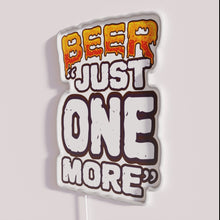 Load image into Gallery viewer, Beer lover&#39;s humorous neon sign for home bars and pubs.