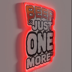 Encouraging drinkers to indulge in one more brew tonight always.