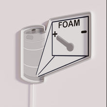 Load image into Gallery viewer, RGB Neon Bar Sign for Beer Keg Foam Control Solution