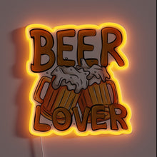 Load image into Gallery viewer, Light up your brew passion with this vibrant neon sign.