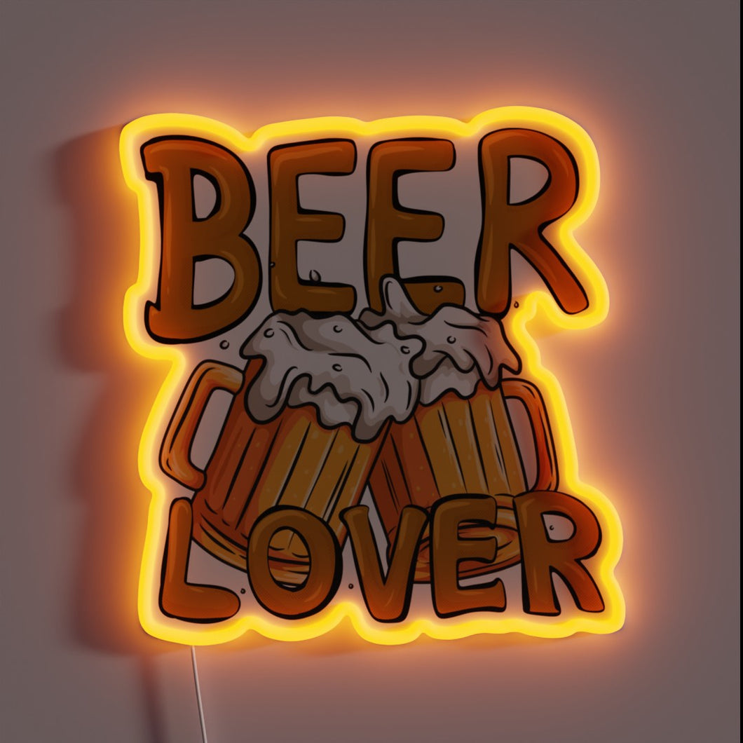 Light up your brew passion with this vibrant neon sign.