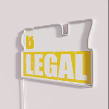 Load image into Gallery viewer, Eye-catching neon bar decor with &#39;Beer is Legal&#39; colorful glow.
