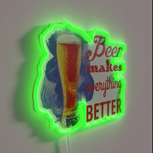 Load image into Gallery viewer, Add a touch of humor with our neon beer sign.