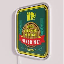 Load image into Gallery viewer, Neon LED Bar Sign with Customizable Color Changing Beer Display