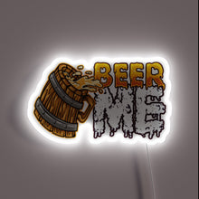 Load image into Gallery viewer, Vintage wooden mug for enthusiasts of craft ale beer culture