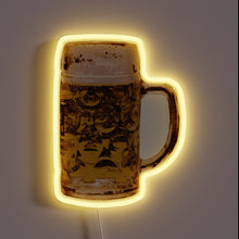 Load image into Gallery viewer, Neon Sign Inspired Glass for Your Favorite Cold Craft Beer.