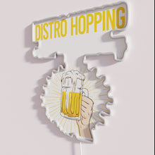 Load image into Gallery viewer, Neon Beer Distillery Tour Sign, Perfect Day Drinking Hopping Experience