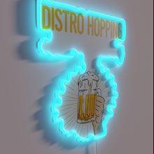 Load image into Gallery viewer, Neon beer sign in vibrant RGB colors for perfect days.