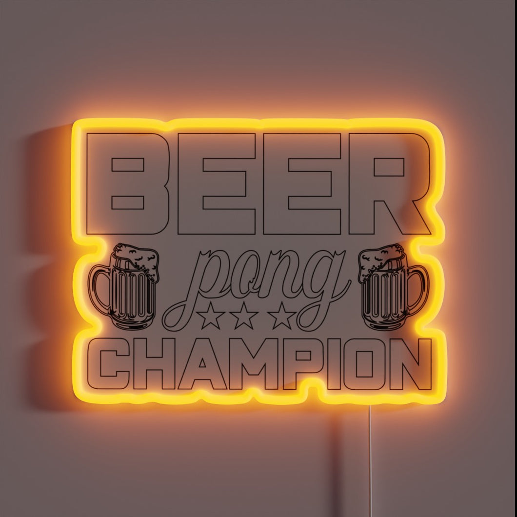 Neon Sign for Party Hosts and Ultimate Drinking Game Enthusiasts