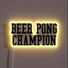 Load image into Gallery viewer, Neon illuminated beer pong table game party decoration signage
