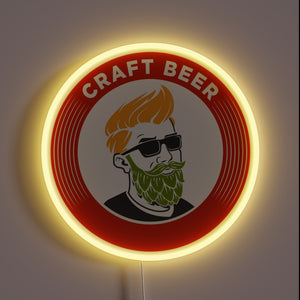 Neon beer sign for hipsters and real ale enthusiasts alike.