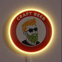 Load image into Gallery viewer, Vibrant RGB Neon Sign Embracing Craft Beer Culture and Lifestyles