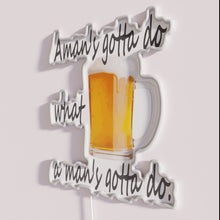 Load image into Gallery viewer, RGB Neon Bar Sign Perfect Home Decor for Beer Lovers