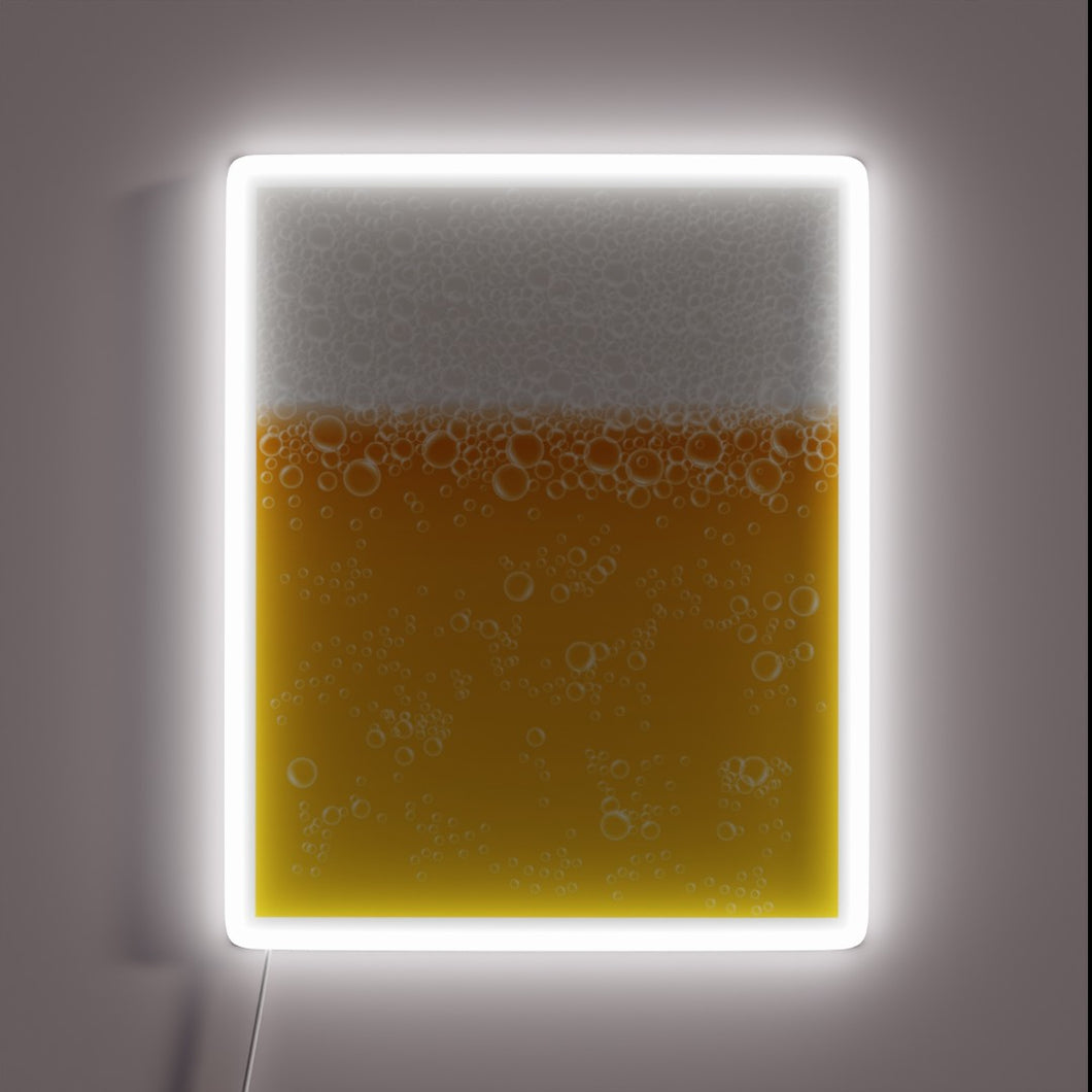 Homely Decorative Illuminated Beer Sign with Colorful LED Neon Lighting