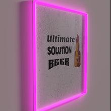 Load image into Gallery viewer, Neon Beer Sign with Color-Changing RGB LED Lighting Design