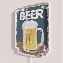 Load image into Gallery viewer, RGB neon beer sign for home bar decoration lighting ambiance