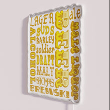 Load image into Gallery viewer, Vibrant Neon Bar Sign, Customizable RGB LED Beer Decor Lighting