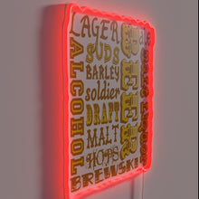 Load image into Gallery viewer, Color-changing LED beer bar neon sign for home entertainment.