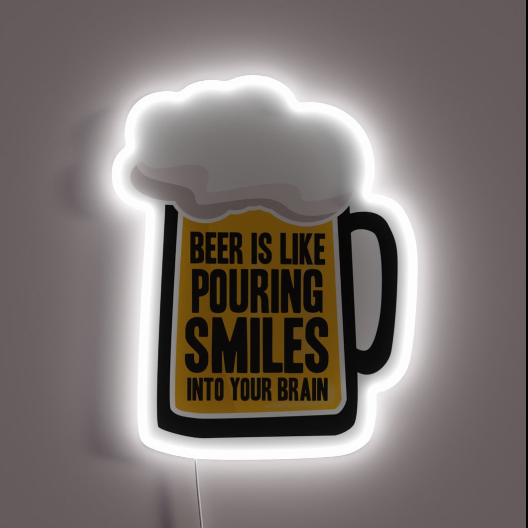 Eye-catching RGB Neon Beer Bar Sign for Home Decor Illumination