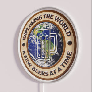 Vibrant RGB LED beer bar pub decor neon signage