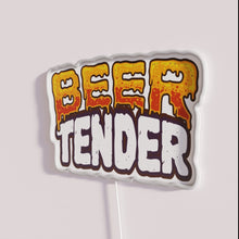 Load image into Gallery viewer, Neon Beer Sign Humorous Bartender Decor for Home Bars Pub.