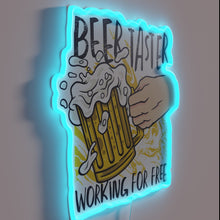 Load image into Gallery viewer, RGB Neon Sign: Beer Connoisseur&#39;s Ultimate Drinking Companion at Home Bar.