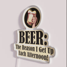 Load image into Gallery viewer, RGB LED Neon Bar Sign: Beer Fueling My Daily Motivation Always