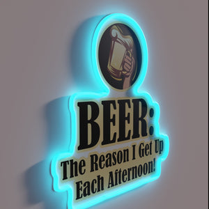 Morning motivation for beer enthusiasts with a touch of humor.
