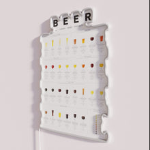 Load image into Gallery viewer, Neon Lager Beer Types Wall Sign Chart for Bars and Restaurants