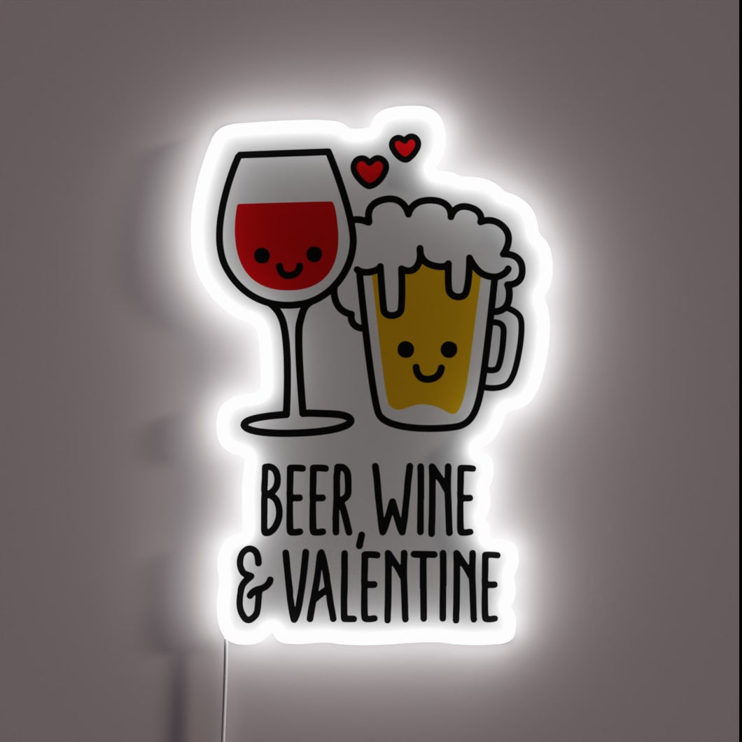 Romantic RGB Neon Sign for Couples - Valentine's Day Cheers Together