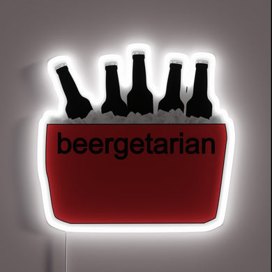 Neon Sign: Fun Beer Lover's Bar Theme Decoration with Colorful Accent