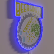 Load image into Gallery viewer, RGB Neon Sign for Homebrew and Craft Beer Enthusiasts Gathering Space